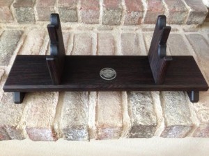 10-8 Woodworks Wenge double baton display stand projects